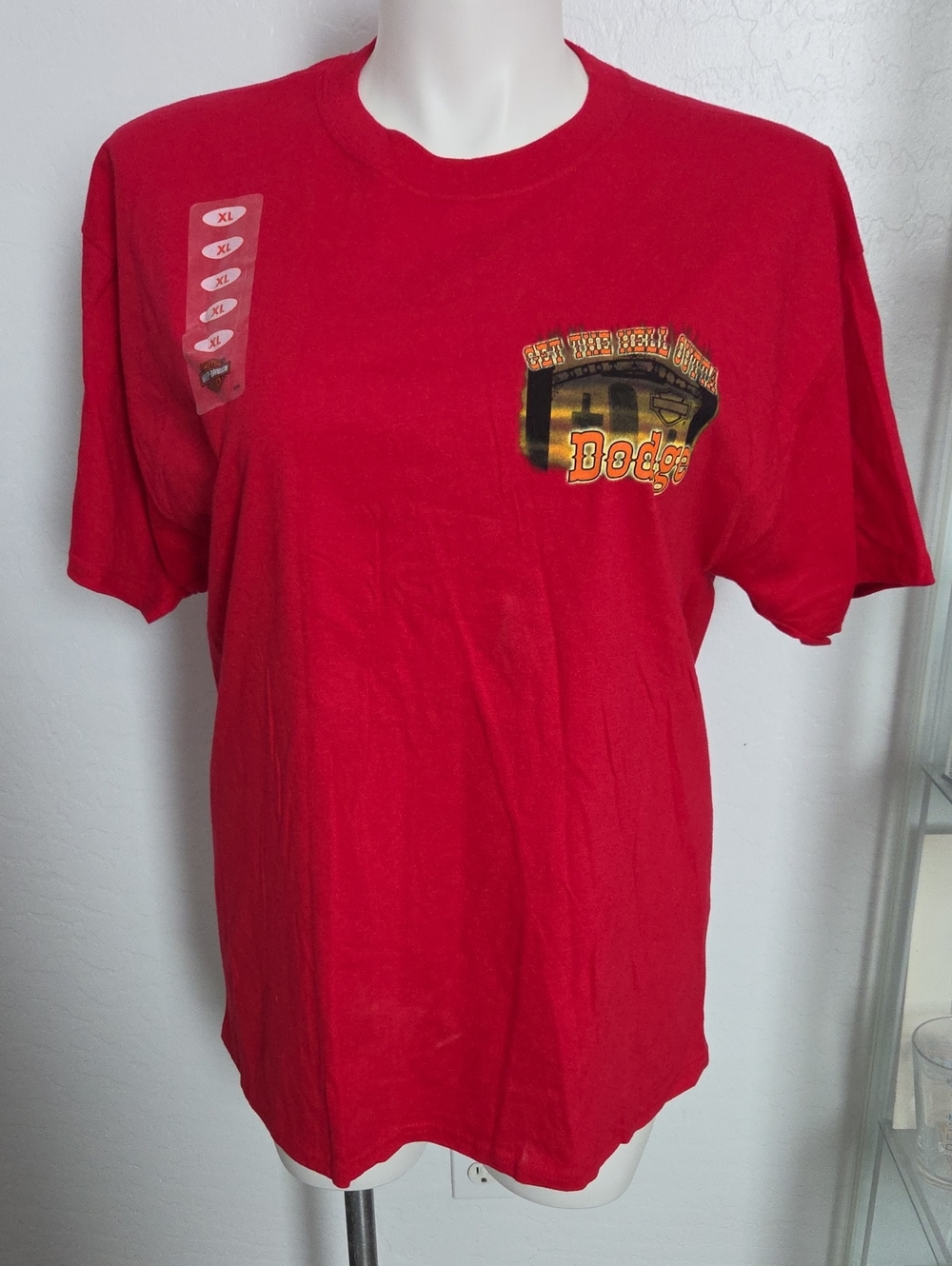 Harley-Davidson Red Short-Sleeve Graphic Tee